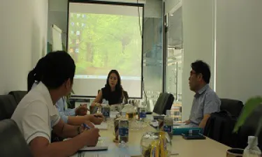 Tập đoàn HYOSUNG đến thăm và làm việc với Công ty CP Kỹ thuật Bình Sơn